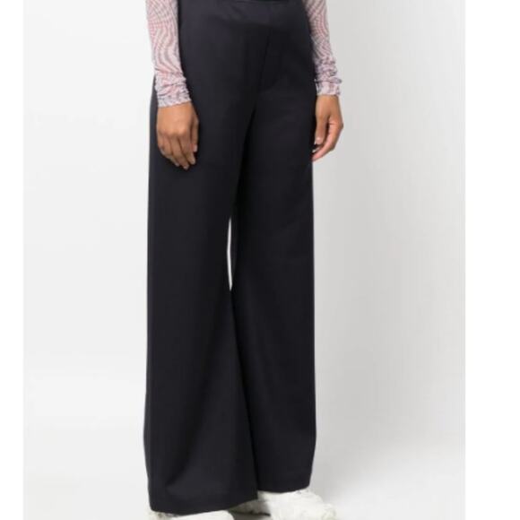 Maison Margiela Seam-Detail Cotton Flared Trousers 6 - Picture 10 of 10